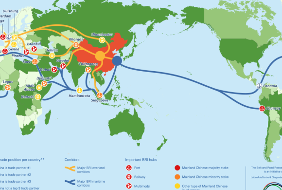 map belt and road