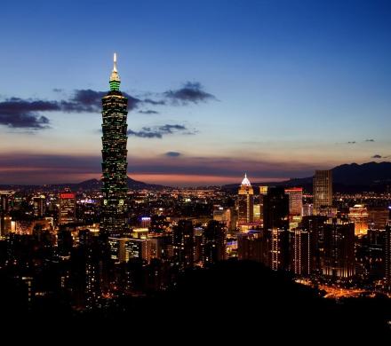 Taipei at night